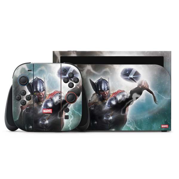Marvel Thor Mighty Thor Nintendo Switch 2 (2025) with Joy-Con Skin