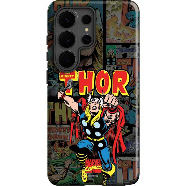 Marvel Classic Comics The Mighty Thor Vintage Galaxy S26 Ultra Impact Case