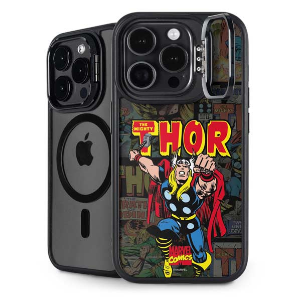 Marvel Classic Comics The Mighty Thor Vintage iPhone 14 Pro Max Kickstand Case