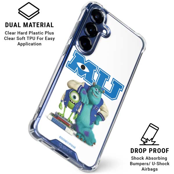 Disney Monsters University Mike and Sully Galaxy S25 FE Clear Case