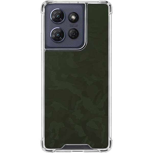 Military Green Shadow Camo Moto G Power 5G (2025) Clear Case