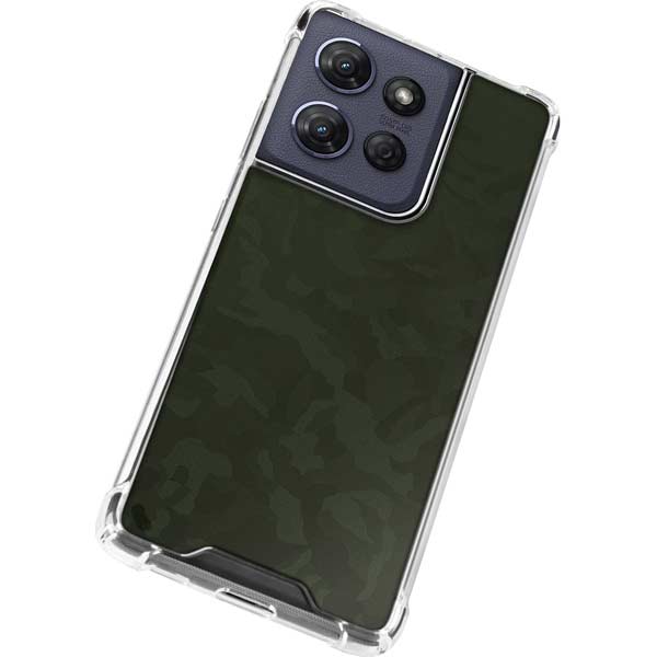 Military Green Shadow Camo Moto G Power 5G (2025) Clear Case