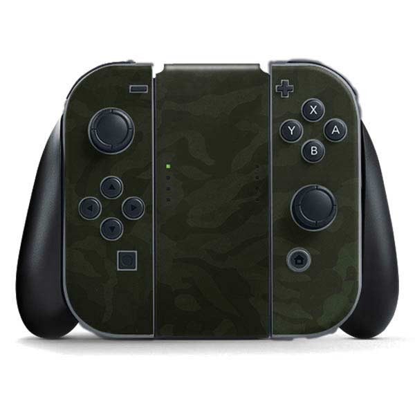 Military Green Shadow Camo Nintendo Skins