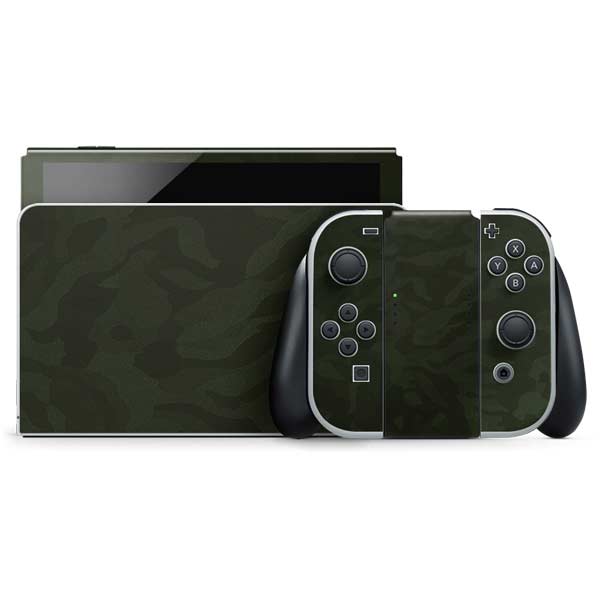 Military Green Shadow Camo Nintendo Skins