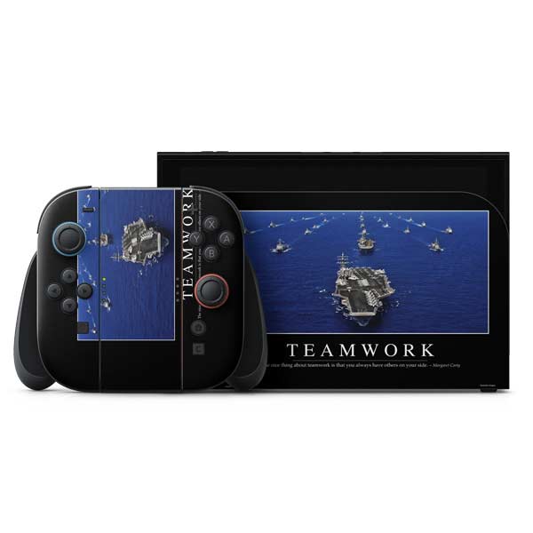 Military Inspirational Poster Nintendo Switch 2 (2025) with Joy-Con Skin