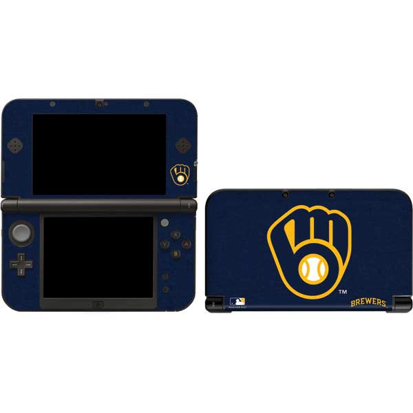 MLB Milwaukee Brewers - Solid Distressed Nintendo Skins