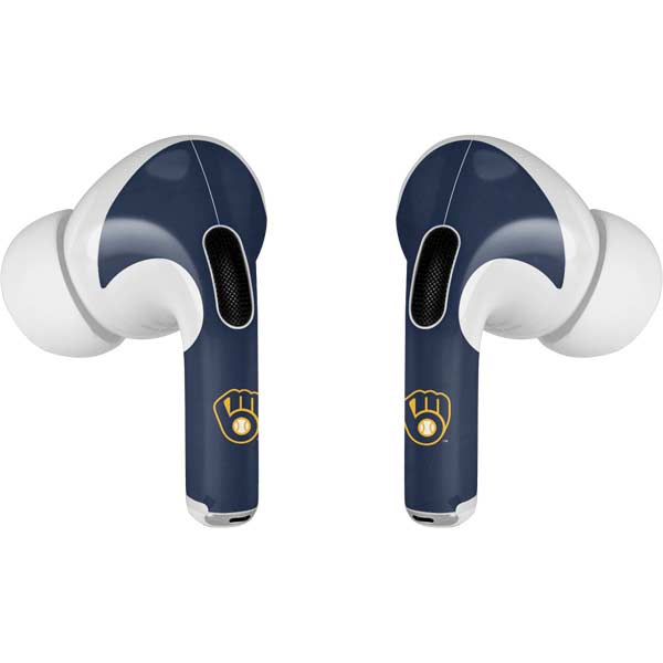 MLB Milwaukee Brewers - Solid Distressed AirPods Skins