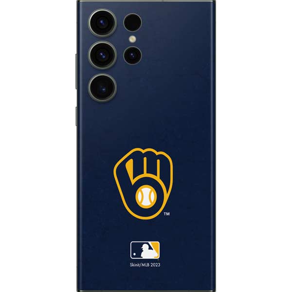 MLB Milwaukee Brewers - Solid Distressed Galaxy Skins