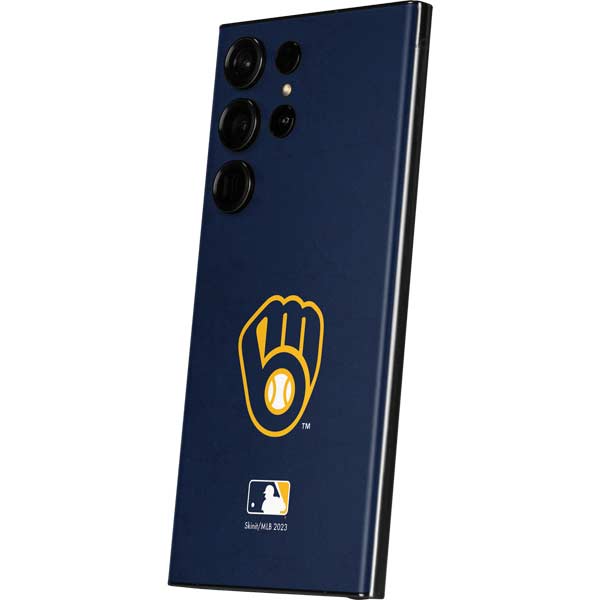 MLB Milwaukee Brewers - Solid Distressed Galaxy Skins