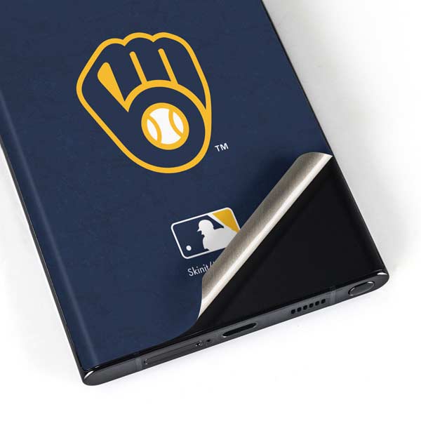 MLB Milwaukee Brewers - Solid Distressed Galaxy Skins