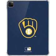 MLB Milwaukee Brewers - Solid Distressed iPad Pro 11in (2024) Clear Case