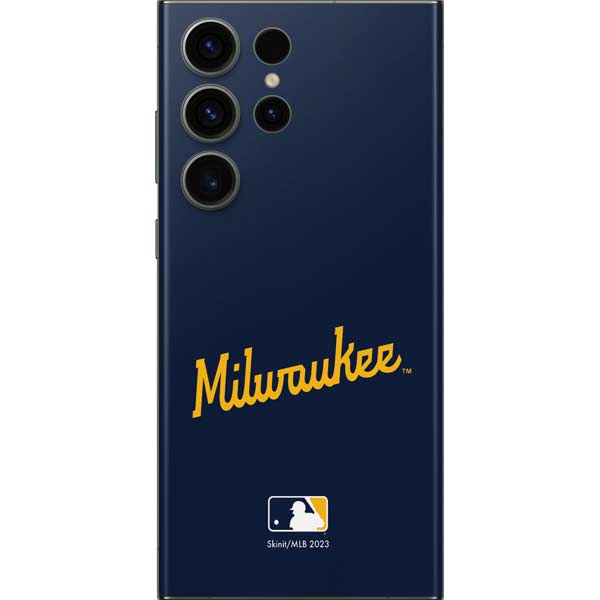 MLB Milwaukee Brewers Alternate/Away Jersey Galaxy Skins