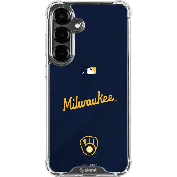 MLB Milwaukee Brewers Alternate/Away Jersey Galaxy S26 Clear Case