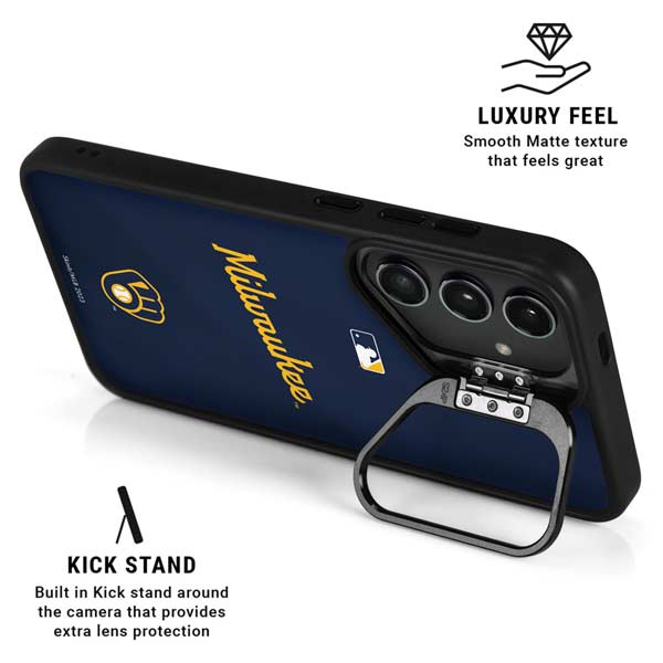 MLB Milwaukee Brewers Alternate/Away Jersey Galaxy S26 Kickstand Case