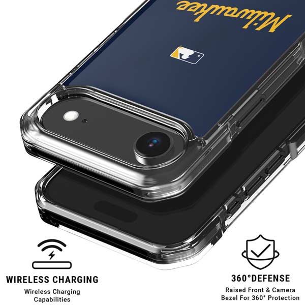 MLB Milwaukee Brewers Alternate/Away Jersey iPhone 17 Air Clear Case