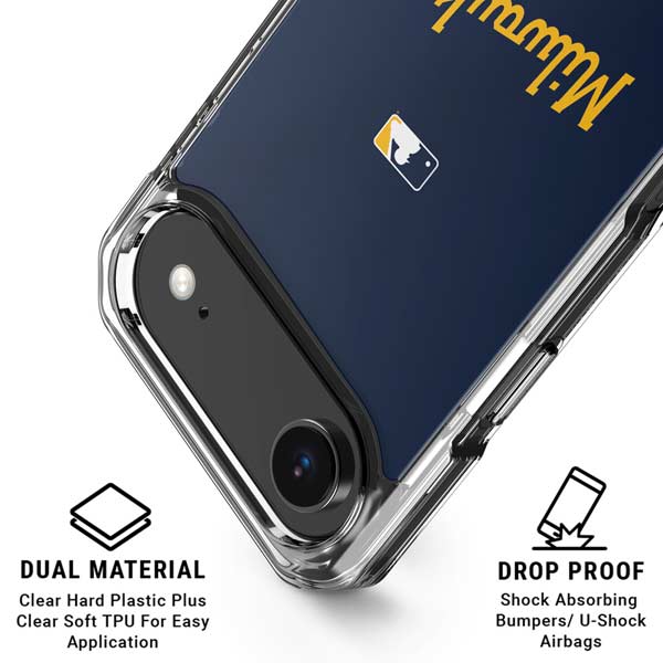MLB Milwaukee Brewers Alternate/Away Jersey iPhone 17 Air Clear Case
