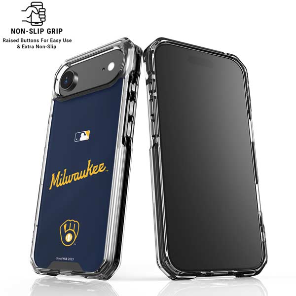 MLB Milwaukee Brewers Alternate/Away Jersey iPhone 17 Air Clear Case