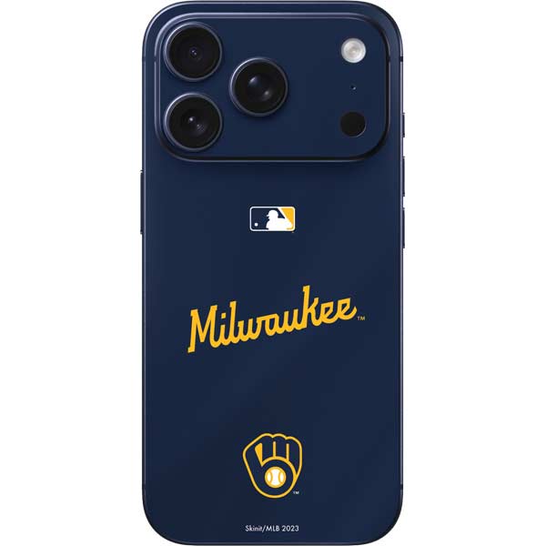 MLB Milwaukee Brewers Alternate/Away Jersey iPhone 17 Pro Skin
