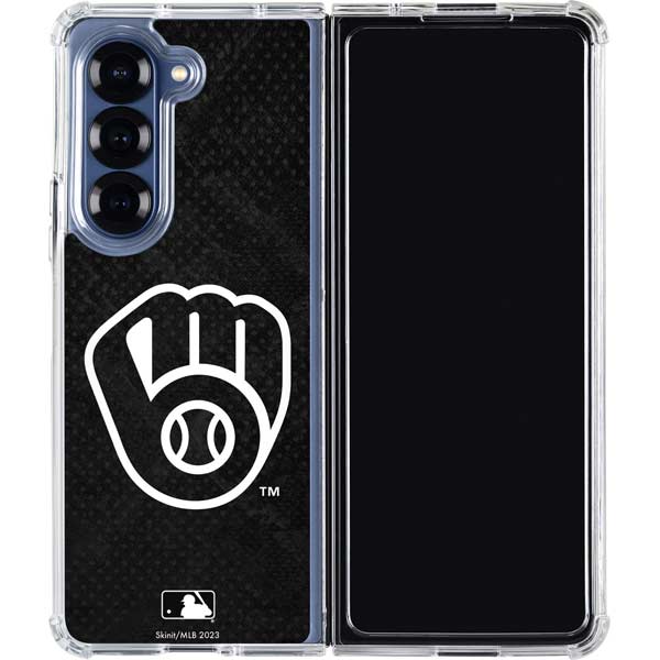 MLB Milwaukee Brewers Dark Wash Galaxy Z Fold7 Clear Case