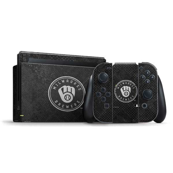 MLB Milwaukee Brewers Dark Wash Nintendo Skins