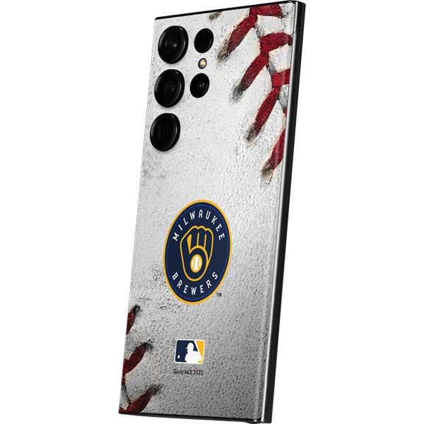 MLB Milwaukee Brewers Game Ball Galaxy Skins
