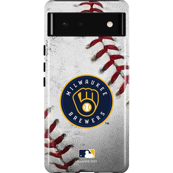 MLB Milwaukee Brewers Game Ball Pixel Cases