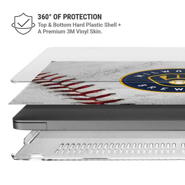 MLB Milwaukee Brewers Game Ball MacBook Pro 14in (2021-24) Case plus Skin