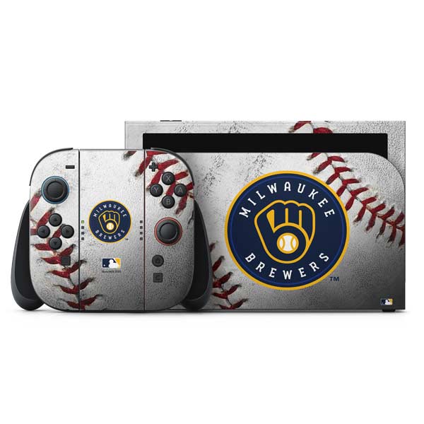 MLB Milwaukee Brewers Game Ball Nintendo Skins