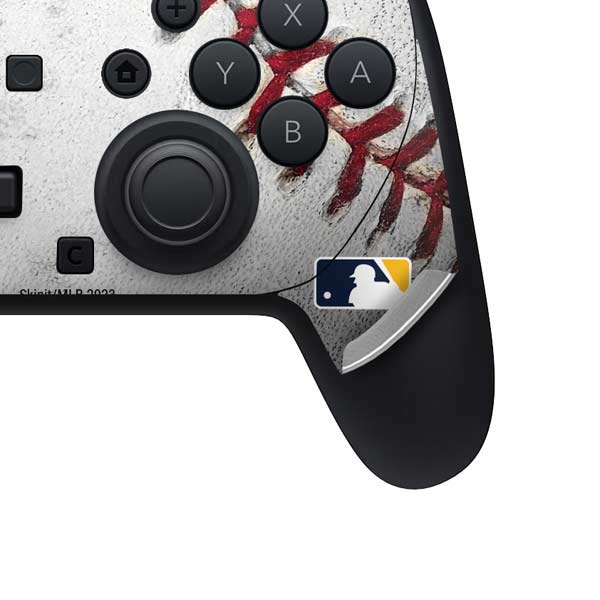 MLB Milwaukee Brewers Game Ball Nintendo Switch 2 (2025) Pro Controller Skin