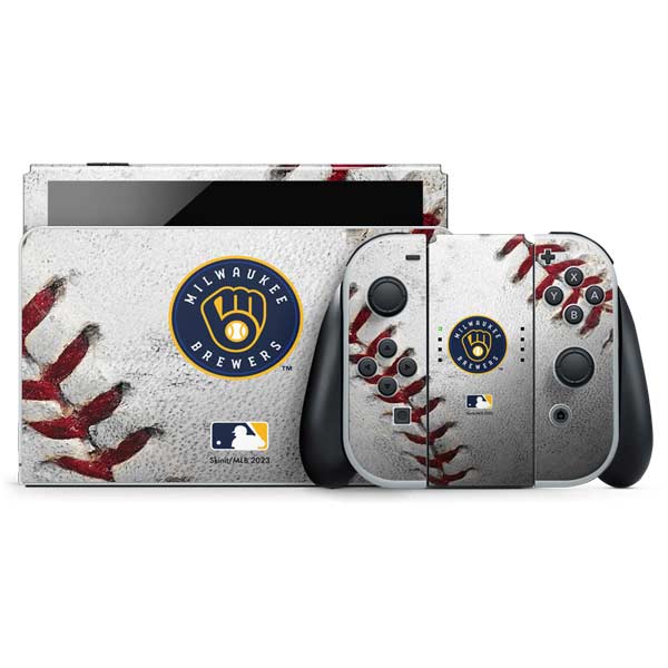 MLB Milwaukee Brewers Game Ball Nintendo Skins