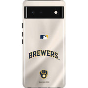 MLB Milwaukee Brewers Home Jersey Pixel Cases