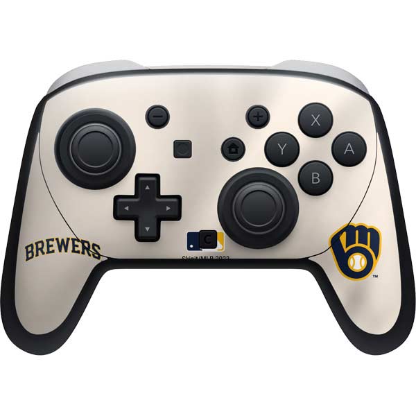 MLB Milwaukee Brewers Home Jersey Nintendo Skins