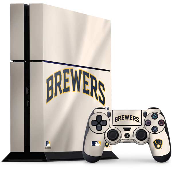 MLB Milwaukee Brewers Home Jersey PlayStation PS4 Skins