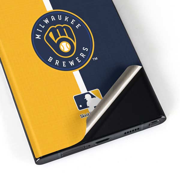 MLB Milwaukee Brewers Split Galaxy Skins