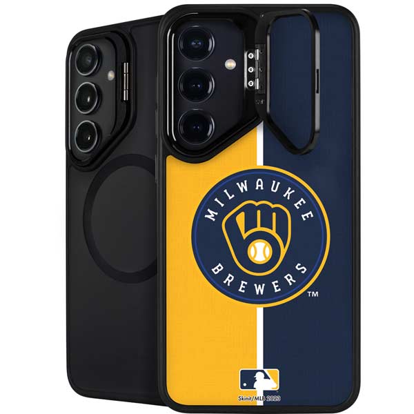 MLB Milwaukee Brewers Split Galaxy S26 Plus Kickstand Case