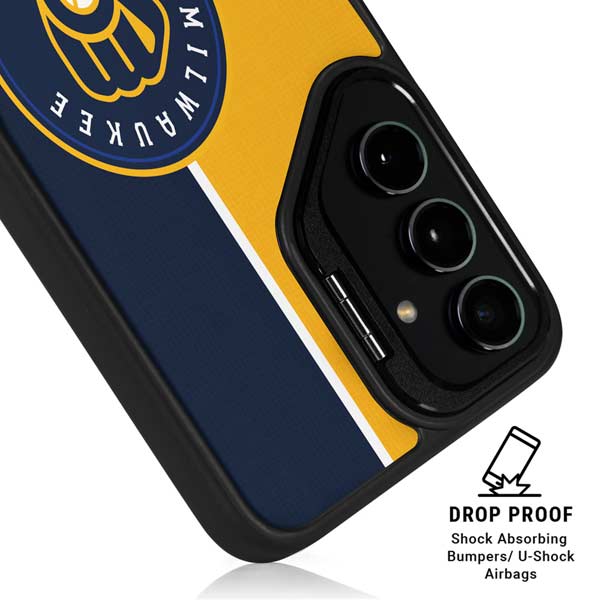 MLB Milwaukee Brewers Split Galaxy S26 Plus Kickstand Case
