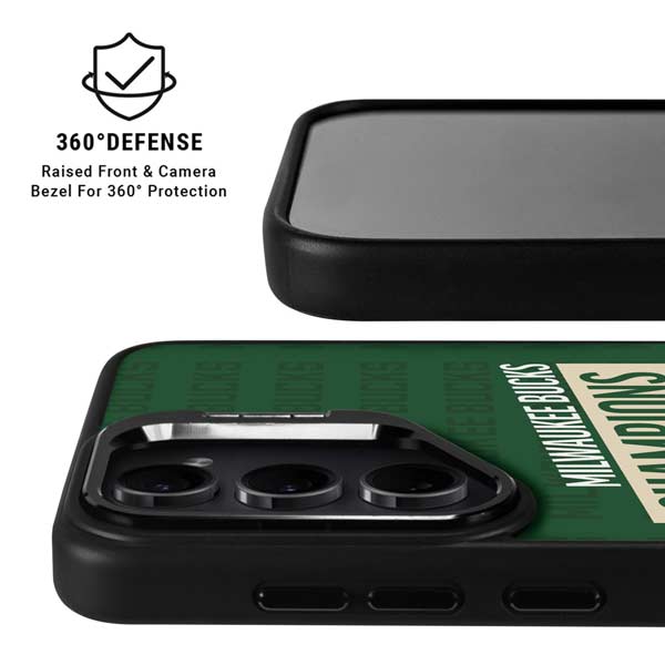 NBA Milwaukee Bucks 2021 Champions Galaxy S26 Plus Kickstand Case