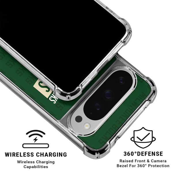 NBA Milwaukee Bucks 2021 Champions Google Pixel 10 Pro Clear Case