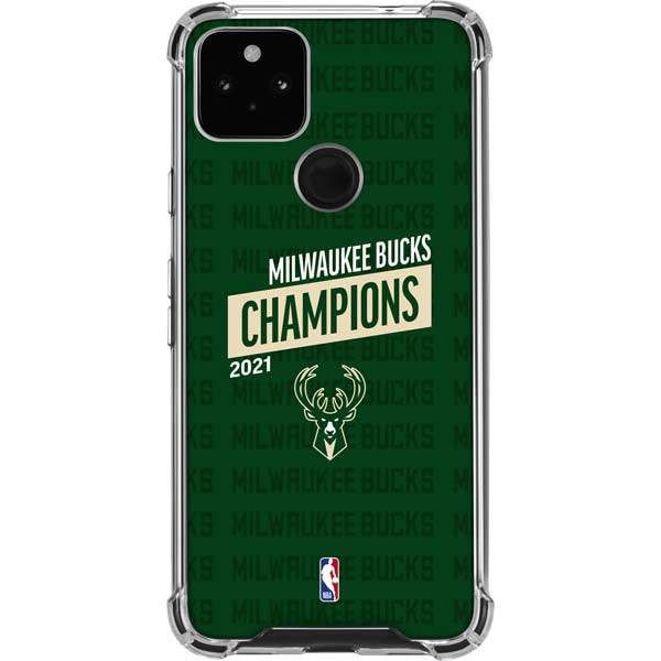 NBA Milwaukee Bucks 2021 Champions Pixel Cases