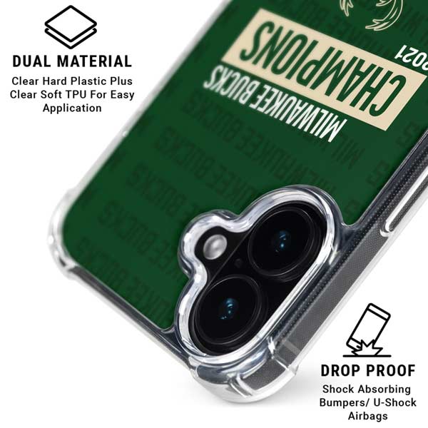 NBA Milwaukee Bucks 2021 Champions iPhone 17 MagSafe Case
