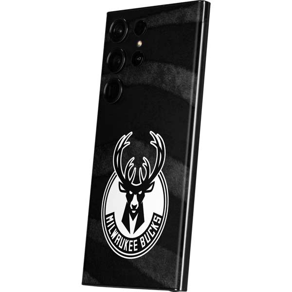 NBA Milwaukee Bucks Animal Print Black Galaxy Skins