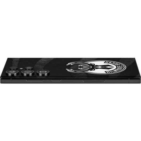 NBA Milwaukee Bucks Animal Print Black Galaxy Skins