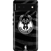 NBA Milwaukee Bucks Animal Print Black Pixel Cases