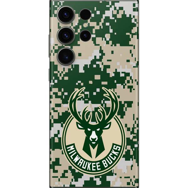 NBA Milwaukee Bucks Camo Digi Galaxy Skins