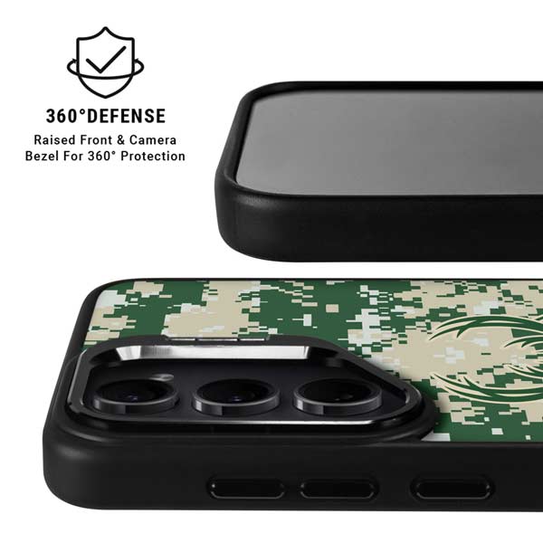 NBA Milwaukee Bucks Camo Digi Galaxy S26 Plus Kickstand Case