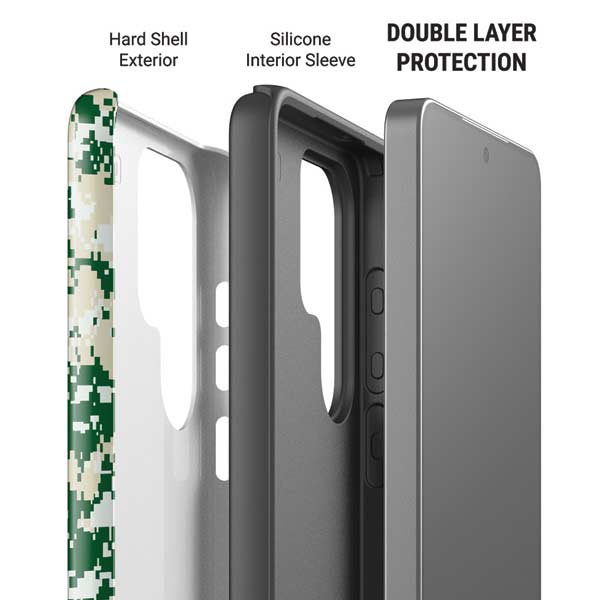 NBA Milwaukee Bucks Camo Digi Galaxy S26 Ultra Impact Case