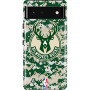 NBA Milwaukee Bucks Camo Digi Pixel Cases