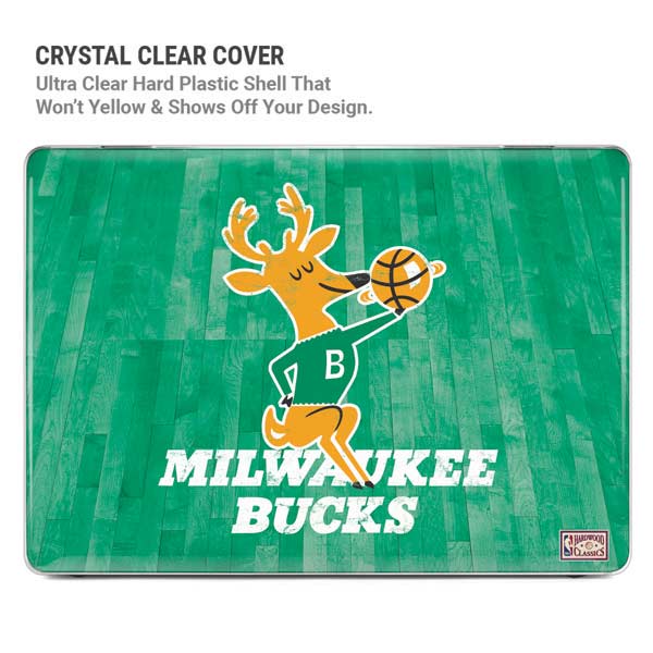 NBA Milwaukee Bucks Hardwood Classics MacBook Pro 14in (2021-24) Case plus Skin