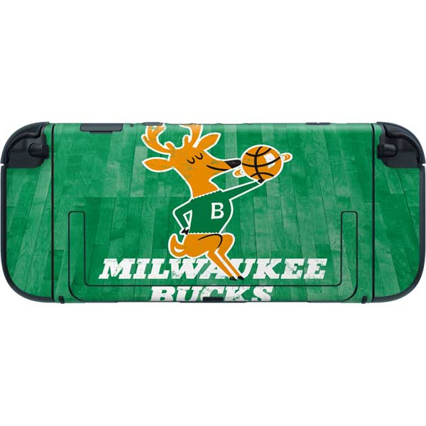 NBA Milwaukee Bucks Hardwood Classics Nintendo Switch 2 (2025) with Joy-Con Skin