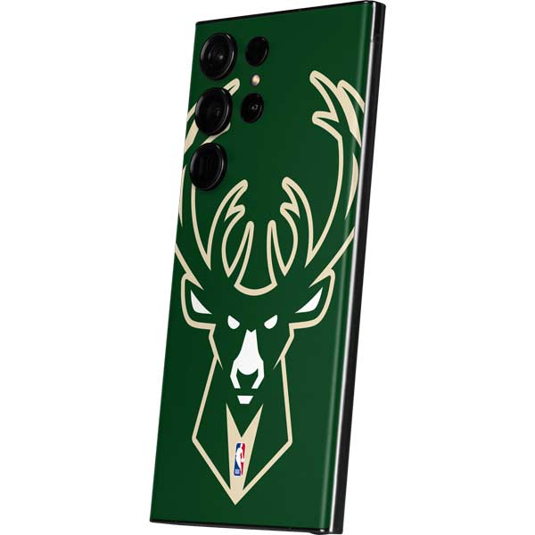 NBA Milwaukee Bucks Large Logo Galaxy Skins